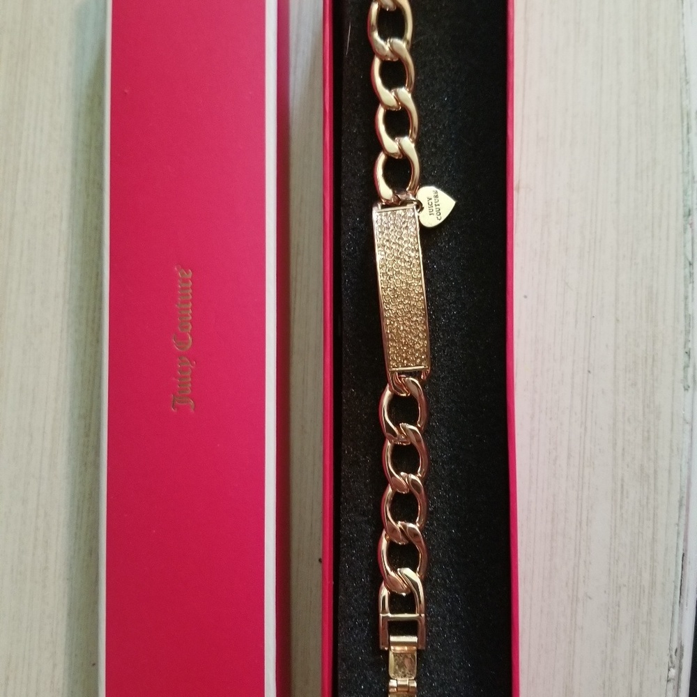 Gold Juicy Couture Link Bracelet
